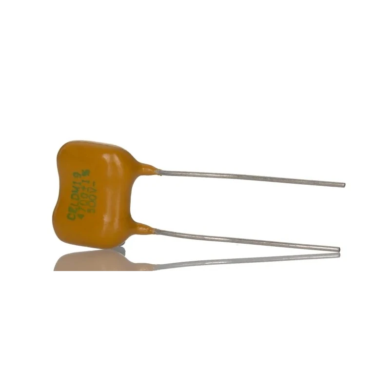 RS PRO 4.7 nF Silvered Mica Capacitor 500 V DC ±1 % Tolerance Radial Through Hole 495-925