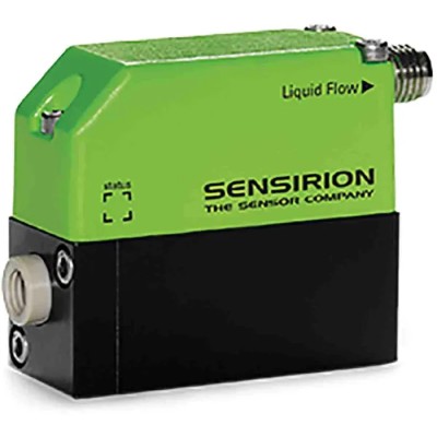 Sensirion SLI Series Media Isolated Microfluidic Liquid Flow Meter, Male 1/4-28 UNF, 6-40 UNF SLI-1000 Liquid Flow Meter