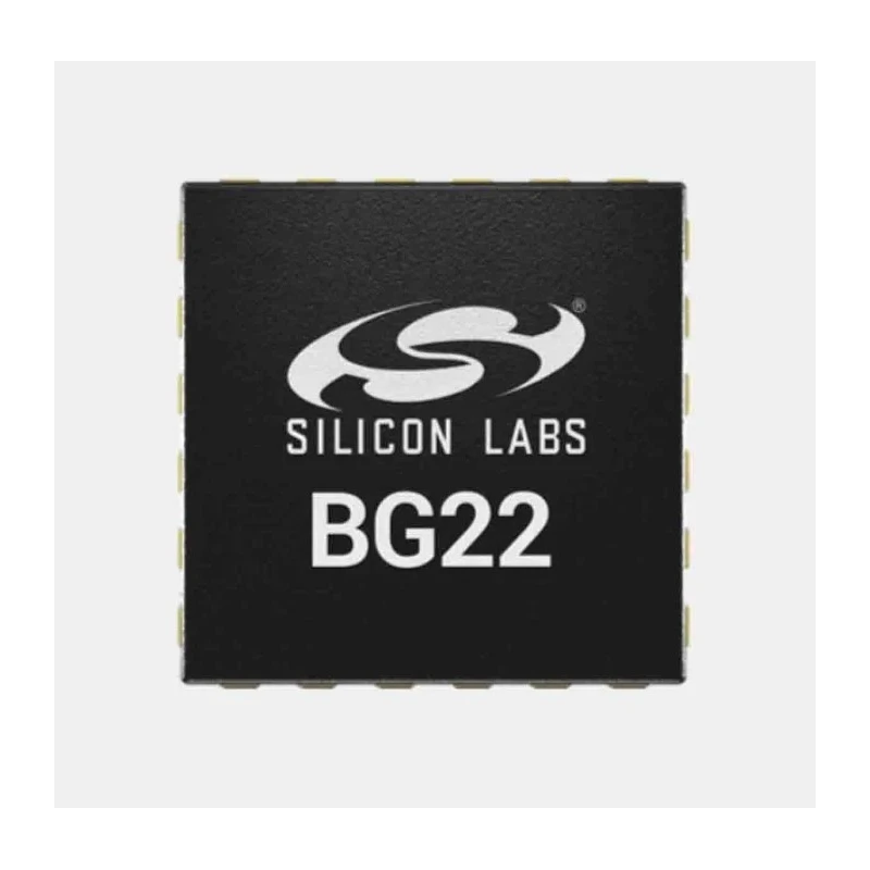 Silicon Labs Wireless Microcontroller 32 bit ARM Cortex M33 76.8MHz 512kB FLASH 32kB RAM TQFN EFR32BG22C224F512GN32-C