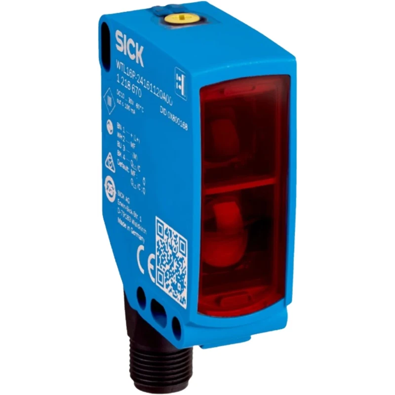 SICK Background Suppression Photoelectric Sensor Block Style, LED Light Source, NPN Output, 2 m Detection WTB16I-24161120A00