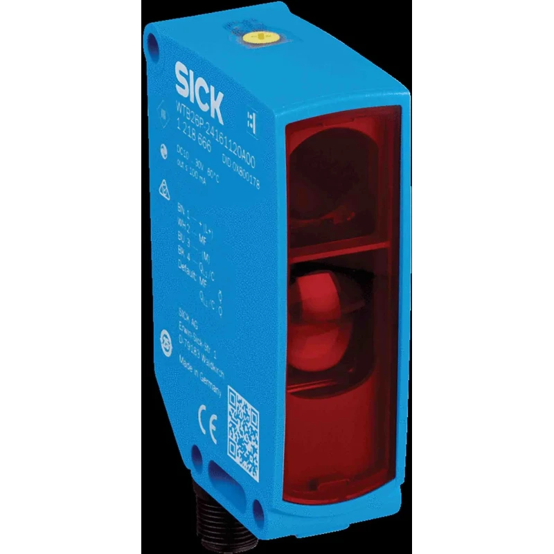 SICK Background Suppression Photoelectric Sensor Block Style 2 m Detection, 30V DC, NPN Output WTB26I-24161120A00