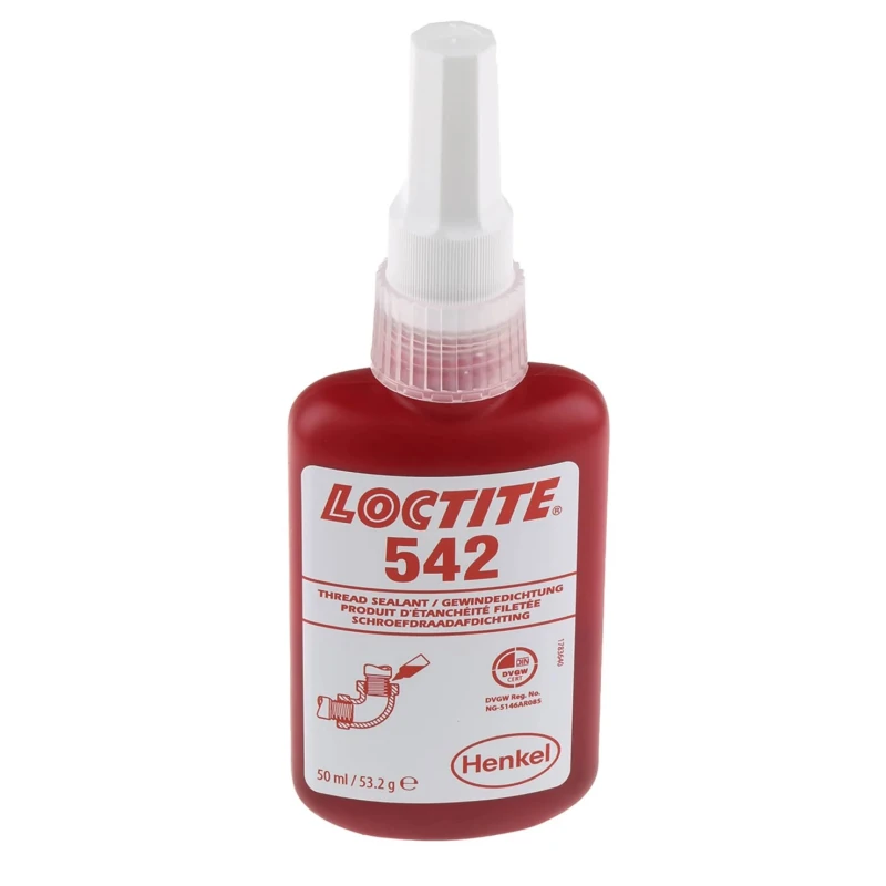 Loctite Pipe Sealant 542 Brown Thread Sealant Liquid Medium Viscosity Medium Strength 150°C 267431