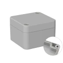 RS PRO Polycarbonate Grey General Purpose Enclosure IP66 IK07 35mm x 52mm x 50mm IP66