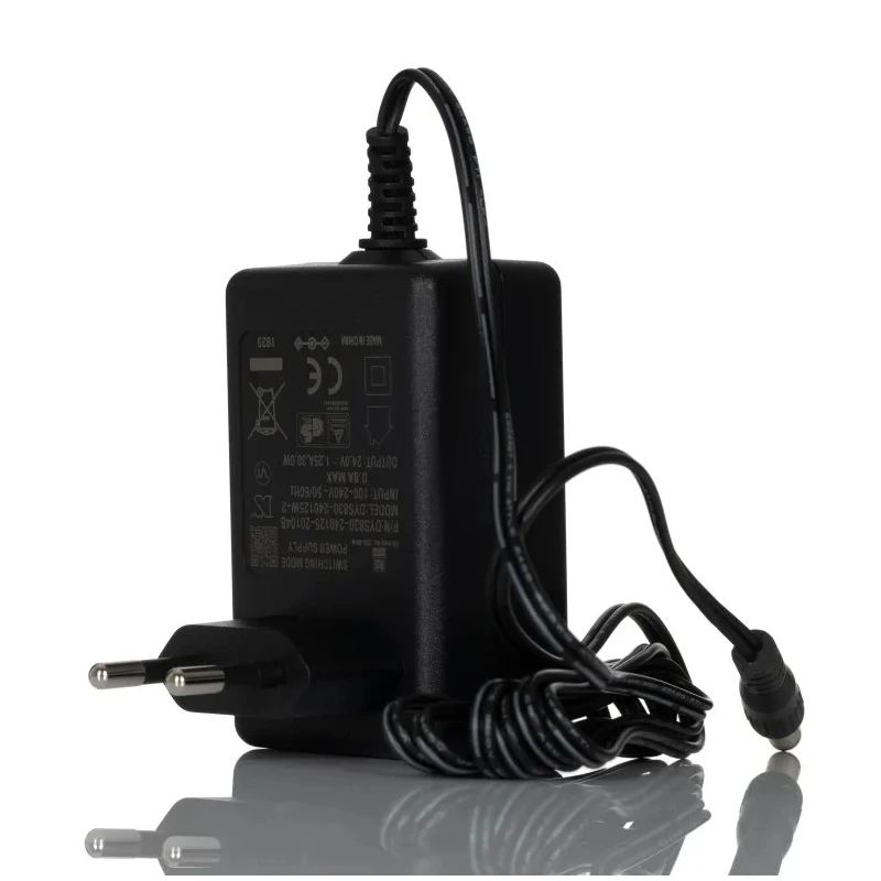RS PRO 30 W 24 V DC Output 1.25 A AC-DC Adapter with 2.1 x 5.5 x 12 mm Centre Positive Connector 200-8945