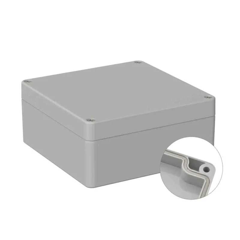 RS PRO Grey Lid Polycarbonate General Purpose Enclosure IP66 IK07 55mm x 122mm x 120mm IP66