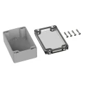 RS PRO Grey Clear Lid Polycarbonate General Purpose Enclosure IP66 IK07 55 x 120 x 80 mm 201-0135