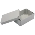 RS PRO Grey Lid Polycarbonate General Purpose Enclosure IP66 IK07 55 mm x 120 mm x 80 mm IP66