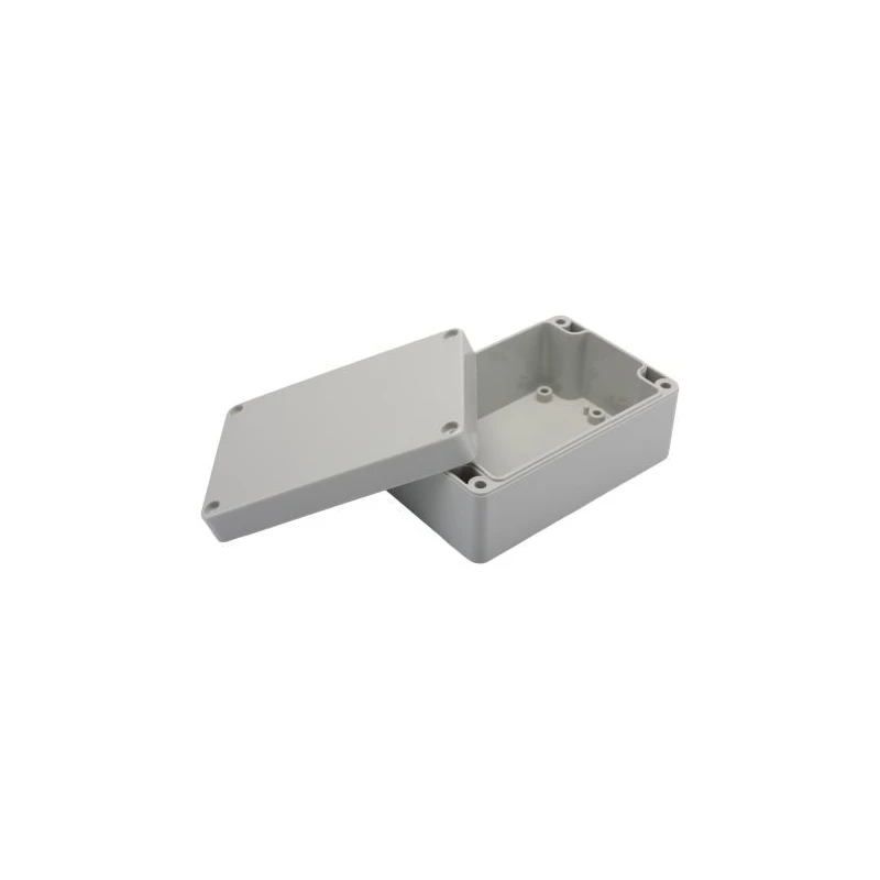RS PRO Grey Lid Polycarbonate General Purpose Enclosure IP66 IK07 55 mm x 120 mm x 80 mm IP66