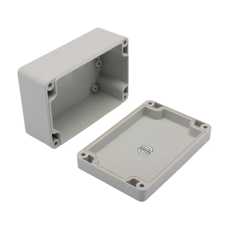 RS PRO Grey Lid Polycarbonate General Purpose Enclosure IP66 IK07 55 mm x 120 mm x 80 mm IP66