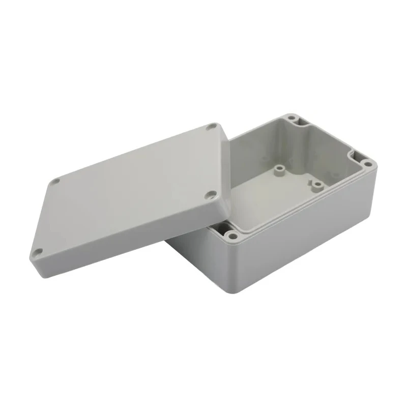 RS PRO Grey Lid Polycarbonate General Purpose Enclosure IP66 IK07 55 mm x 120 mm x 80 mm IP66