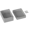 RS PRO Grey Grey Lid Polycarbonate General Purpose Enclosure IP66 IK07 90 mm x 160 mm x 120 mm IP66