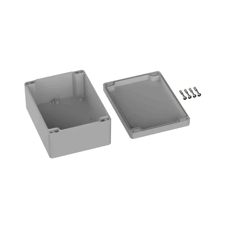 RS PRO Grey Lid Polycarbonate General Purpose Enclosure IP66 IK07 75mm x 160mm x 120mm IP66