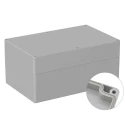 RS PRO Polycarbonate General Purpose Enclosure Grey Lid IP66 IK07 119mm x 250mm x 160mm IP66