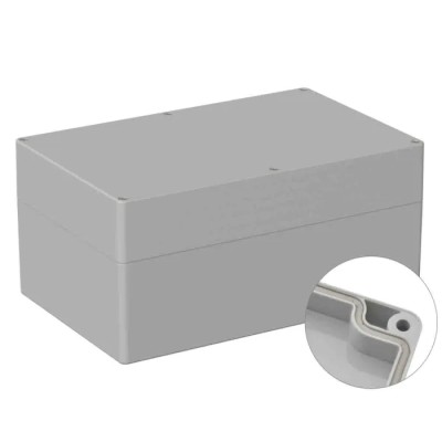 RS PRO Polycarbonate General Purpose Enclosure Grey Lid IP66 IK07 119mm x 250mm x 160mm IP66