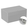 RS PRO Polycarbonate General Purpose Enclosure Grey Lid IP66 IK07 119mm x 250mm x 160mm IP66