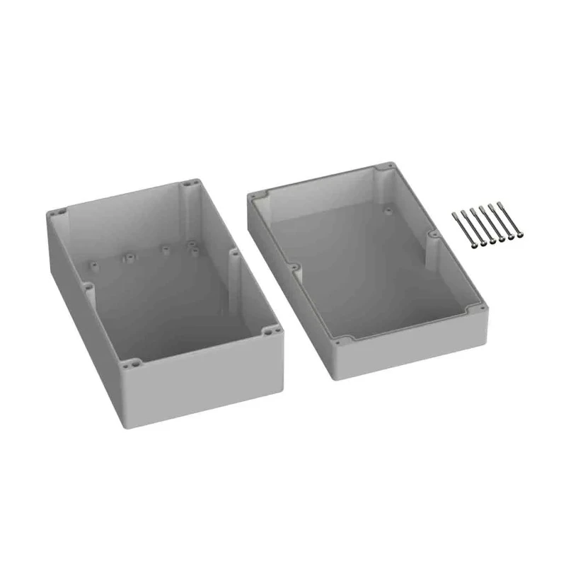 RS PRO Polycarbonate General Purpose Enclosure Grey Lid IP66 IK07 119mm x 250mm x 160mm IP66