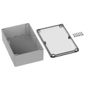 RS PRO Polycarbonate General Purpose Enclosure IP66 IK07 90 mm x 240.3 mm x 160.3 mm 201-0161