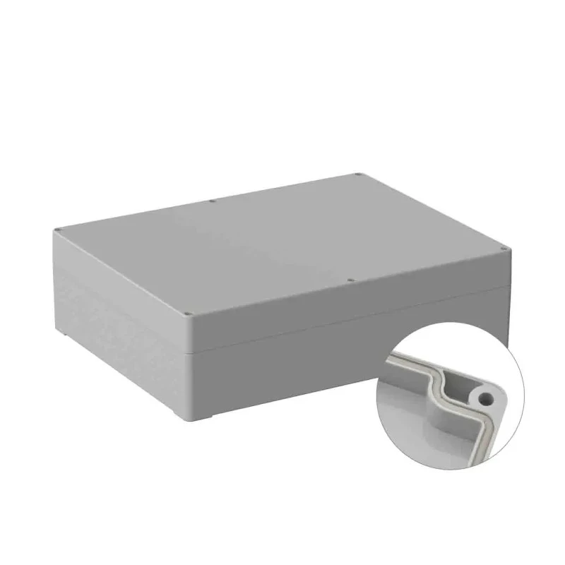 RS PRO Polycarbonate General Purpose Enclosure, IP66, IK07, 85 mm x 300 mm x 230 mm IP66