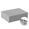 RS PRO Polycarbonate General Purpose Enclosure, IP66, IK07, 85 mm x 300 mm x 230 mm IP66