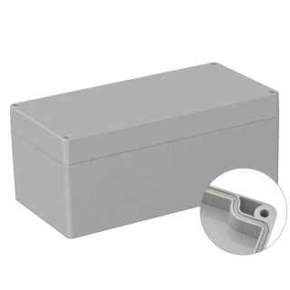 RS Pro Polycarbonate General Purpose Enclosure IP66 IK07 100.5 mm x 240.5 mm x 120 mm IP66