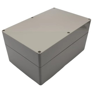 RS Pro Grey Lid ABS General Purpose Enclosure IP66 IK07 120 mm x 240.3 mm x 160.3 mm IP66