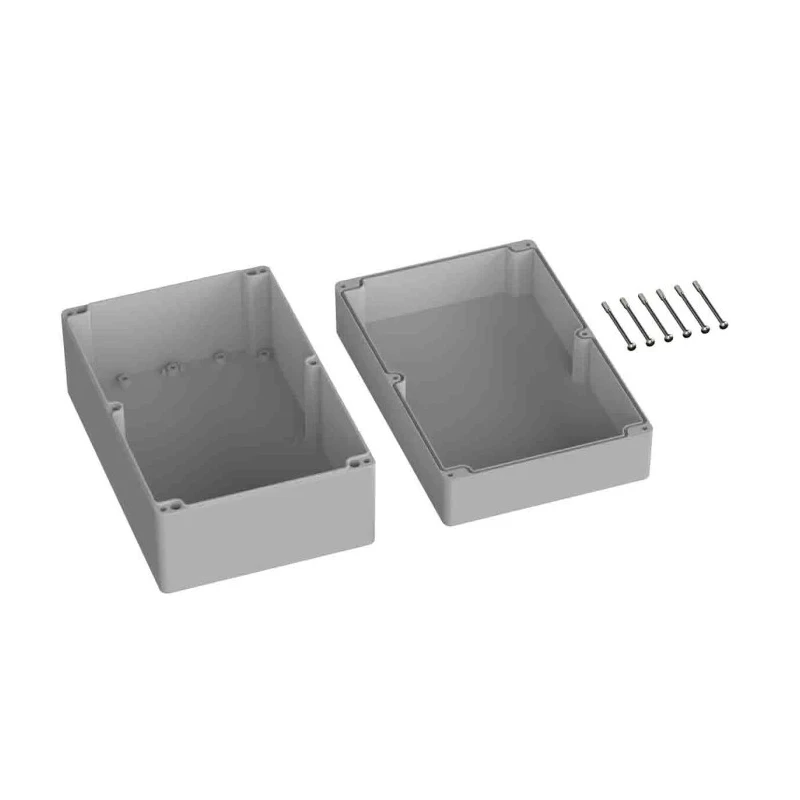 RS Pro Grey Lid ABS General Purpose Enclosure IP66 IK07 120 mm x 240.3 mm x 160.3 mm IP66