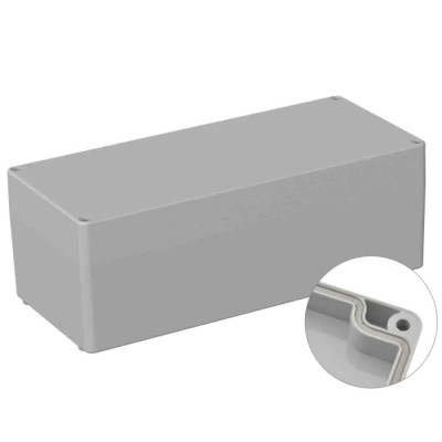 RS Pro ABS General Purpose Enclosure IP66 IK07 Grey Lid 120 mm x 340 mm x 150 mm IP66