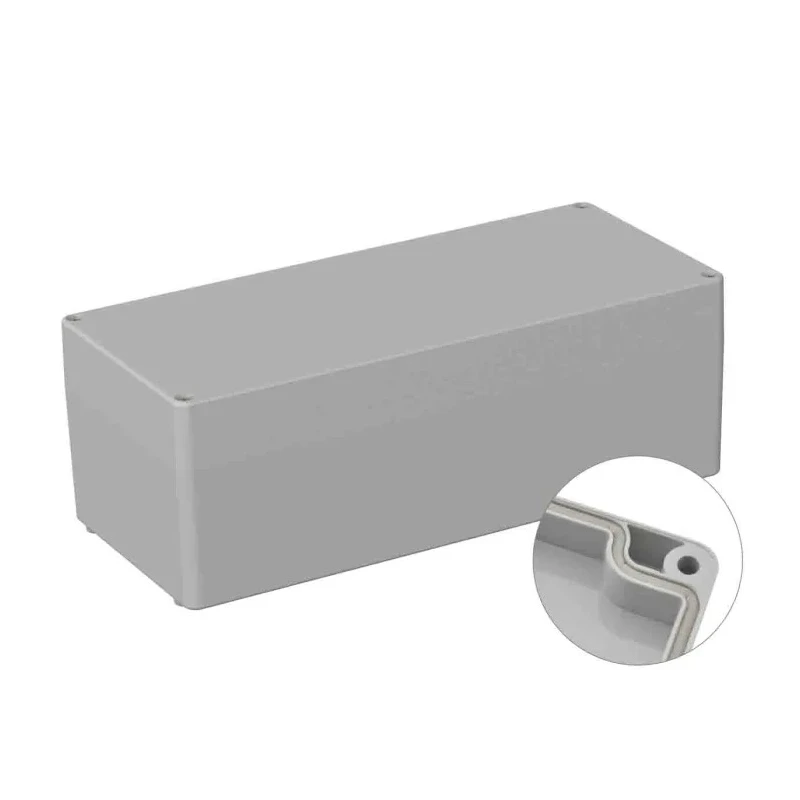 RS Pro ABS General Purpose Enclosure IP66 IK07 Grey Lid 120 mm x 340 mm x 150 mm IP66