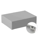 RS Pro ABS General Purpose Enclosure IP65 IK07 85 mm x 300 mm x 230 mm IP65