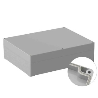 RS Pro ABS General Purpose Enclosure IP65 IK07 85 mm x 300 mm x 230 mm IP65
