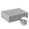 RS Pro ABS General Purpose Enclosure IP65 IK07 85 mm x 300 mm x 230 mm IP65