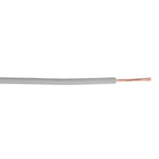 RS PRO Grey 1.5 mm² Hook Up Wire, 16 AWG, 100 m, Polyvinyl Chloride Insulated Cable 201-0554