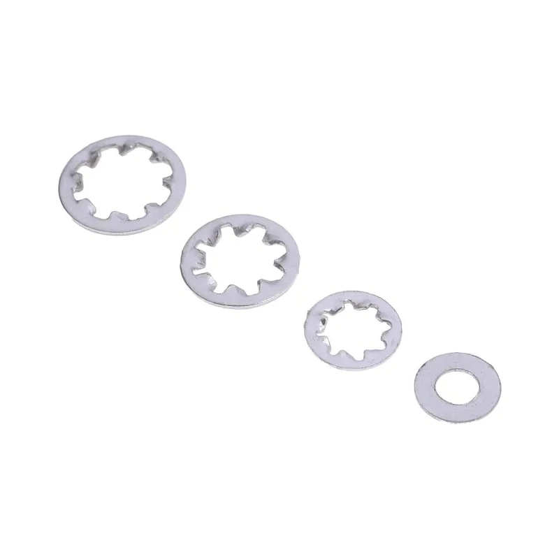 RS PRO 2700 piece Stainless Steel Washer Kit Plain Finish Corrosion-Resistant Assorted Types 200-9835