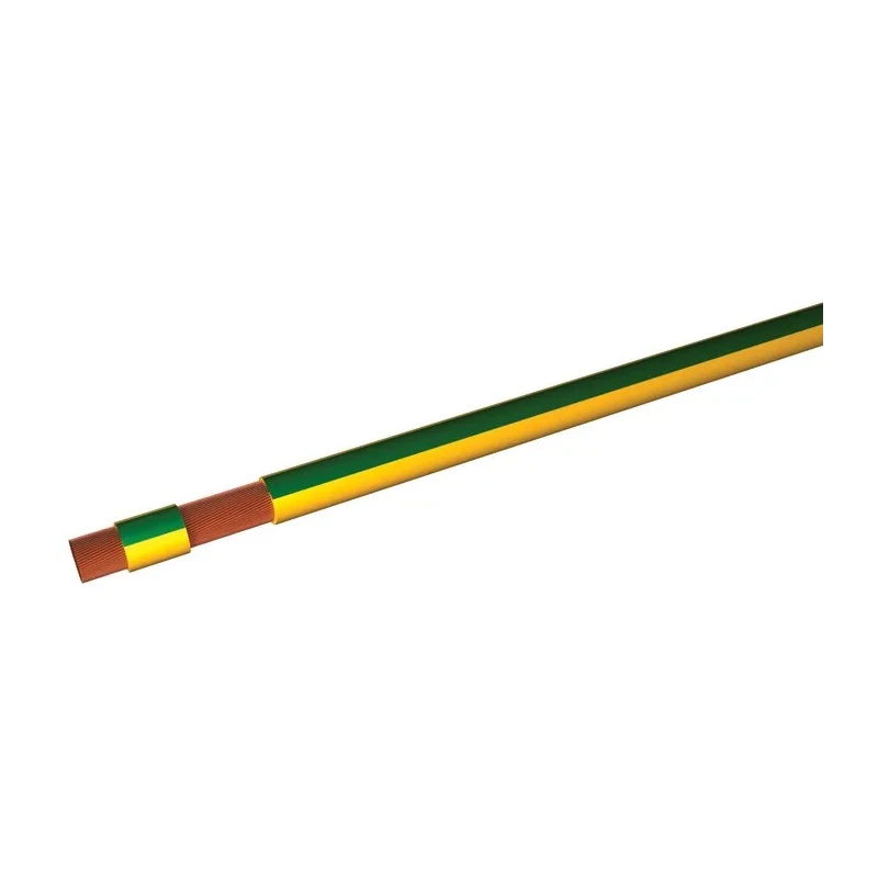 RS PRO Yellow Green 16 mm² Hook Up Wire 6 AWG 100 m Polyvinyl Chloride 201-0563