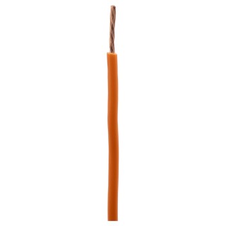 RS PRO Orange 1.5 mm² Hook Up Wire, 16 AWG, 100 m, Polyvinyl Chloride Insulated PVC Wire 201-0555