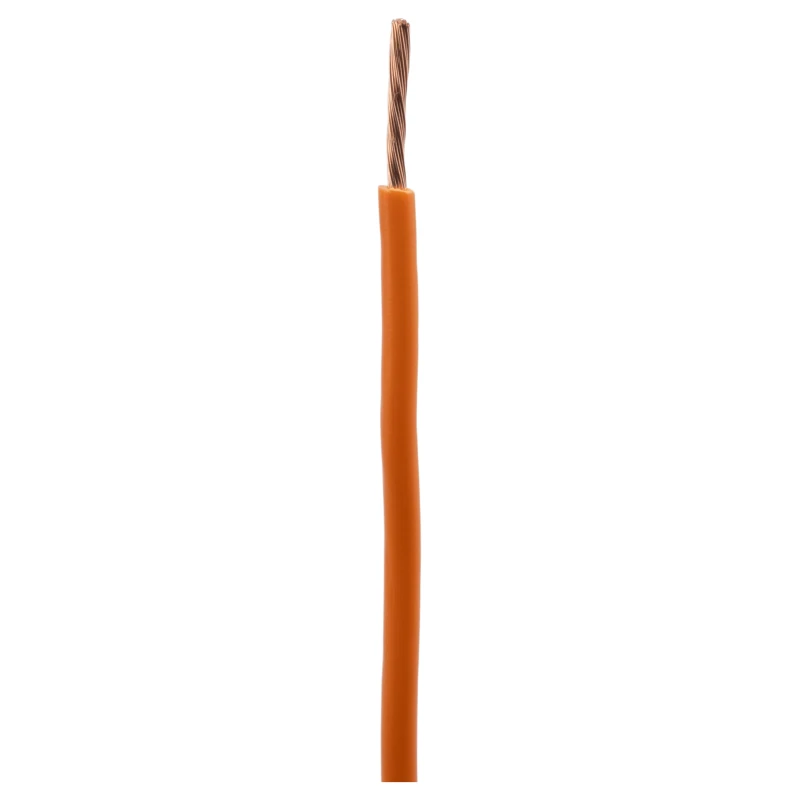 RS PRO Orange 1.5 mm² Hook Up Wire, 16 AWG, 100 m, Polyvinyl Chloride Insulated PVC Wire 201-0555