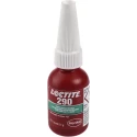 Loctite Green Threadlocking Adhesive Medium/High Strength, Liquid, 10 ml Bottle, 24 h Cure Time 267397
