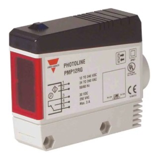 Carlo Gavazzi Retroreflective Photoelectric Sensor Block Style 12 m Detection Range NO/NC Output IP67 