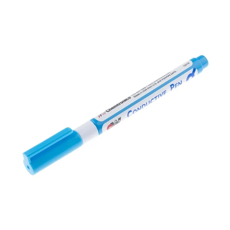 Chemtronics Silver Grey Silver Filled Polymer Conductive Lacquer Pen for PCB and Electronic Applications CW2200MTP