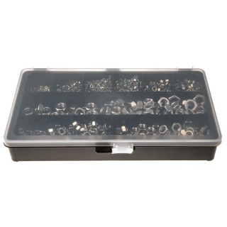 RS PRO Stainless Steel Hex Full Nuts Box, 1710 Pieces 200-9784