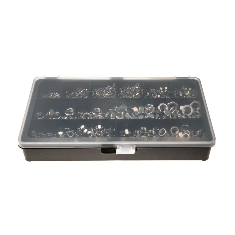 RS PRO Stainless Steel Hex Full Nuts Box, 1710 Pieces 200-9784