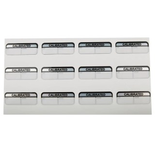 Brady RS PRO Adhesive Pre-Printed Black Label Calibrated 40mm x 15mm 120 Per Pack 496-401