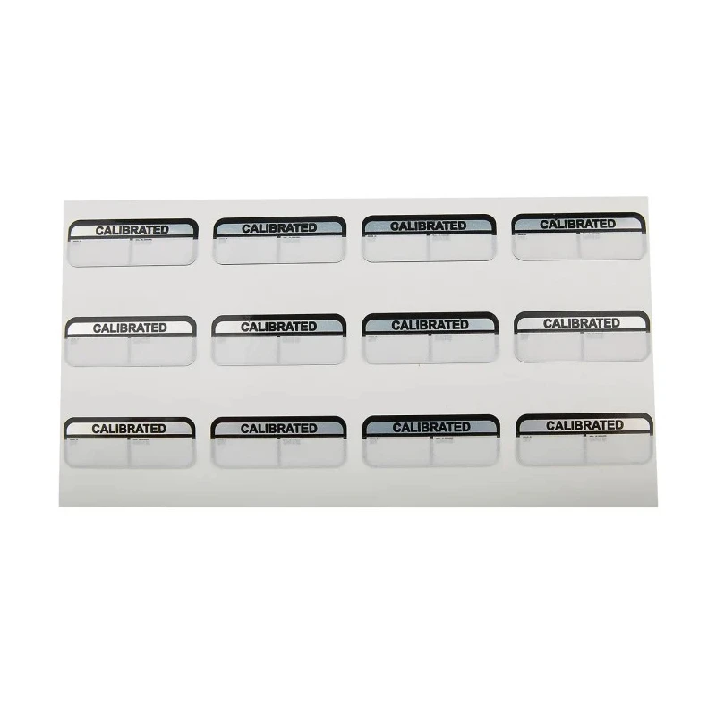 Brady RS PRO Adhesive Pre-Printed Black Label Calibrated 40mm x 15mm 120 Per Pack 496-401