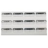 Brady RS PRO Adhesive Pre-Printed Black Label Calibrated 40mm x 15mm 120 Per Pack 496-401