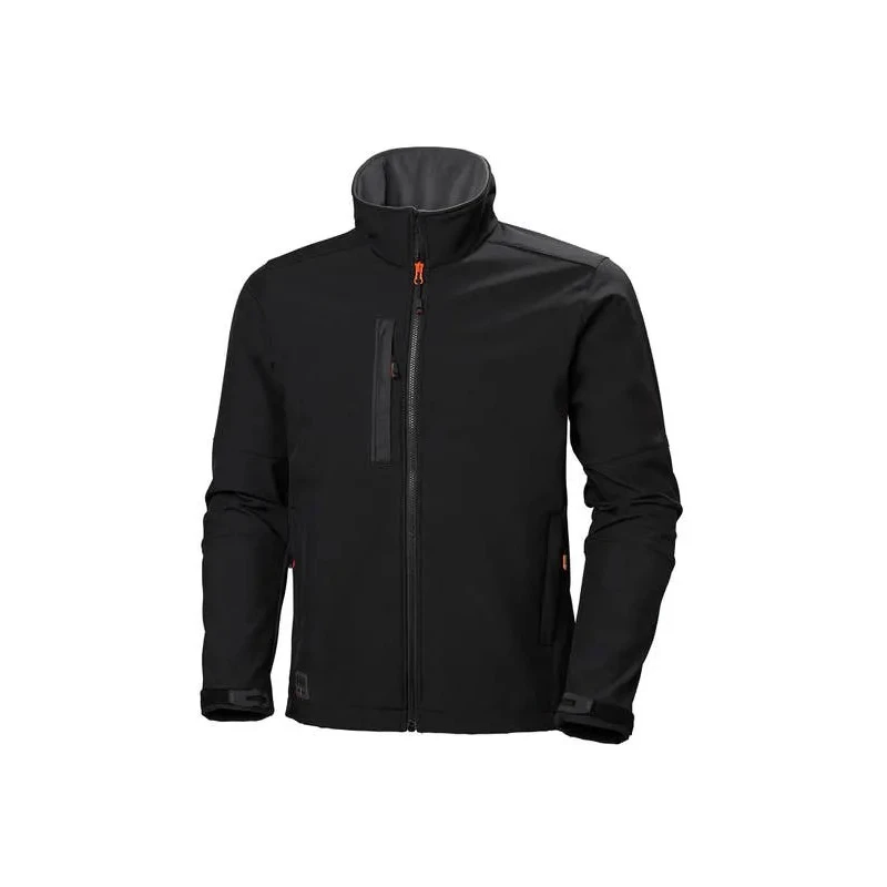 Helly Hansen Kensington Black Water Resistant Softshell Jacket YKK Zip Size M 74231_990-M