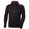Helly Hansen Chelsea Evolution Black Polartec Unisex Zipper Zip Hoodie 79197_990-L