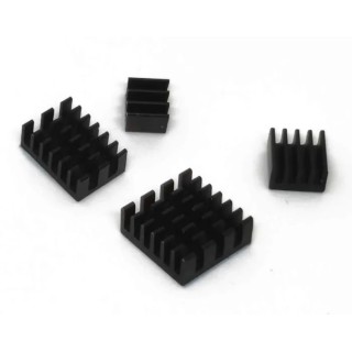Seeed Studio 4 Piece Aluminium Heatsink Cooling Kit for Raspberry Pi 4B 110991328