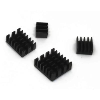 Seeed Studio 4 Piece Aluminium Heatsink Cooling Kit for Raspberry Pi 4B 110991328