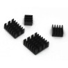 Seeed Studio 4 Piece Aluminium Heatsink Cooling Kit for Raspberry Pi 4B 110991328