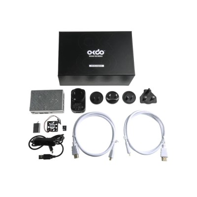 Okdo Raspberry Pi 4 Model B Starter Kit with Case and Fan, 2GB RAM, NOOBS 3.1.1, K-0532
